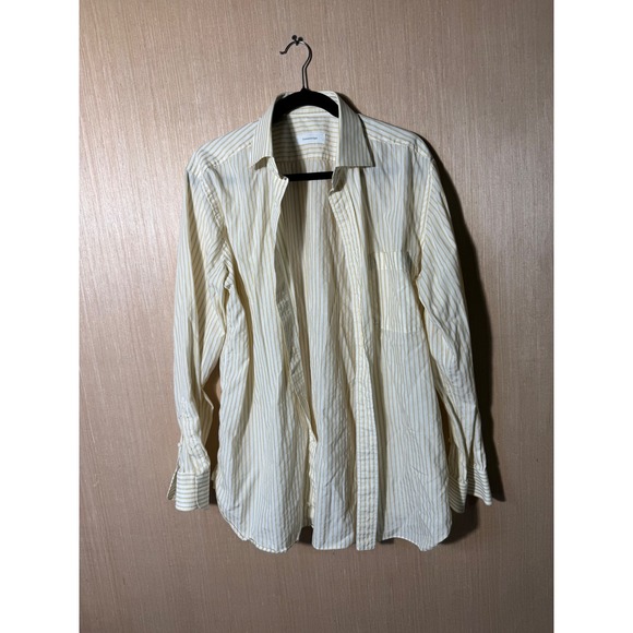 Ermenegildo Zegna Striped Button Down Shirt Menswear Dress‎ Shirt - Picture 1 of 10